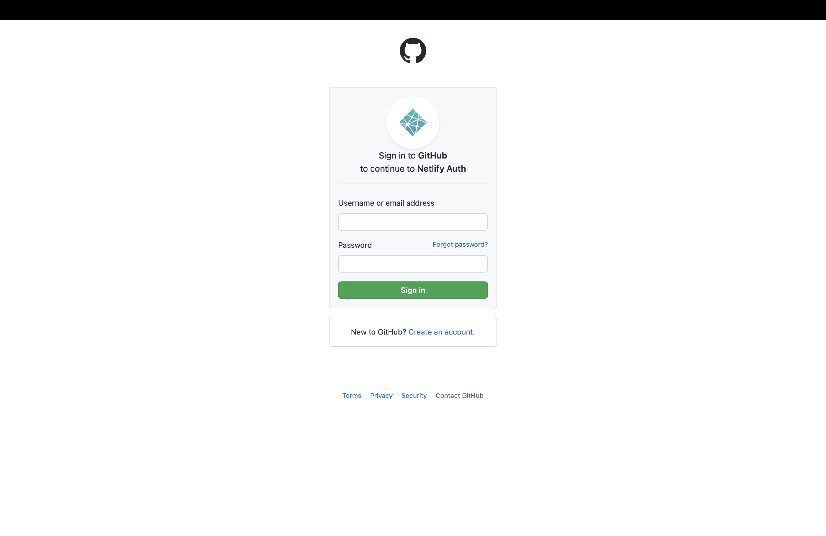Step 2. Sign in with your Git provider