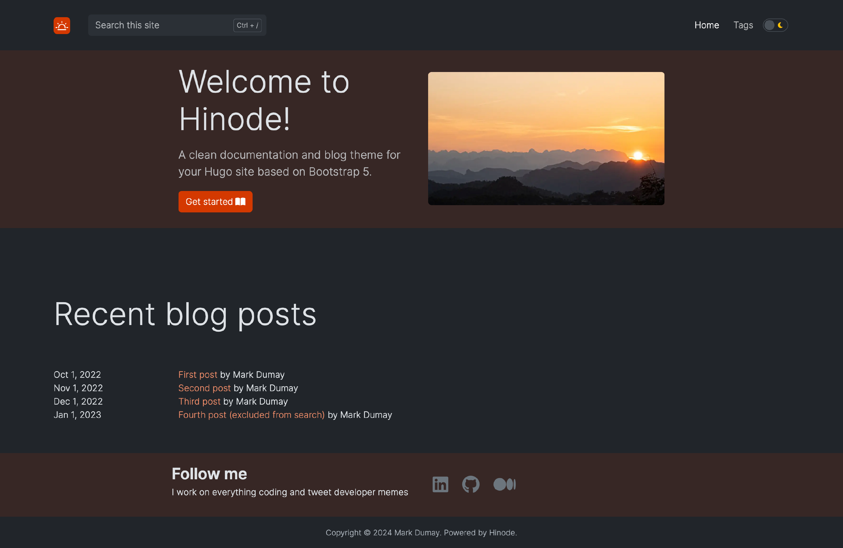Custom Homepage